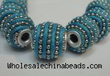 CIB473 14*14mm drum fashion Indonesia jewelry beads wholesale