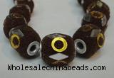 CIB483 15*16mm drum fashion Indonesia jewelry beads wholesale