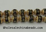 CIB555 22mm round fashion Indonesia jewelry beads wholesale