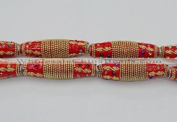 CIB605 16*60mm rice fashion Indonesia jewelry beads wholesale