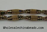 CIB612 16*60mm rice fashion Indonesia jewelry beads wholesale