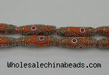 CIB647 16*60mm rice fashion Indonesia jewelry beads wholesale