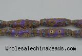 CIB665 16*60mm rice fashion Indonesia jewelry beads wholesale