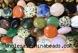 CIBS31 15 inches 20mm coin colorful gemstone beads wholesale