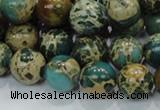 CIJ04 15.5 inches 14mm round impression jasper beads wholesale