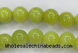 CKA06 15.5 inches 12mm round Korean jade gemstone beads