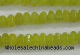 CKA12 15.5 inches 5*8mm rondelle Korean jade gemstone beads