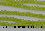 CKA201 15.5 inches 4mm round Korean jade gemstone beads