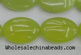 CKA250 15.5 inches 18*25mm oval Korean jade gemstone beads