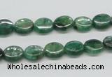 CKC110 16 inches 8*10mm oval natural green kyanite beads wholesale