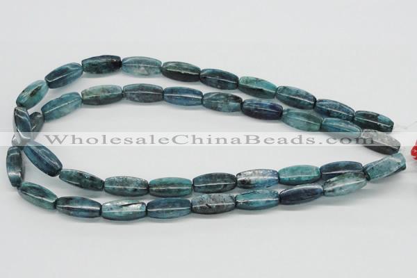 CKC32 16 inches 8*20mm faceted rice natural kyanite beads