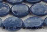 CKC535 15.5 inches 12*16mm oval natural Brazilian kyanite beads