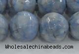 CKC708 15.5 inches 20mm faceted round imitation blue kyanite beads