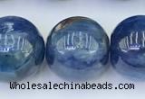 CKC803 15 inches 12mm round blue kyanite beads