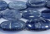 CKC817 15 inches 8*12mm - 9*15mm oval blue kyanite beads