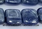 CKC826 15 inches 14*14mm - 16*16mm freeform blue kyanite beads