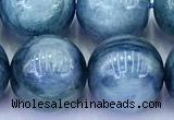 CKC842 15 inches 12mm round blue kyanite beads