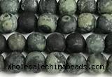 CKJ325 15 inches 4mm round matte kambaba jasper beads