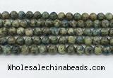 CKJ471 15.5 inches 8mm round natural k2 jasper beads wholesale