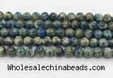 CKJ476 15.5 inches 10mm round natural k2 jasper beads wholesale