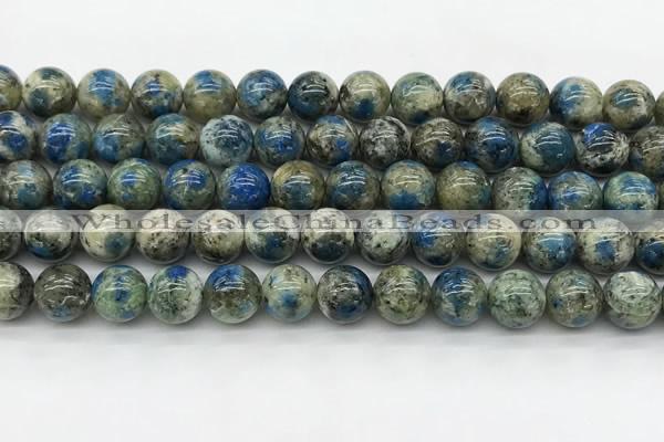 CKJ476 15.5 inches 10mm round natural k2 jasper beads wholesale