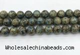 CKJ478 15.5 inches 14mm round natural k2 jasper beads wholesale