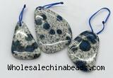 CKJ495 25*35mm - 40*55mm freeform k2 jasper slab pendants