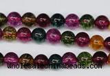 CKQ31 15.5 inches 6mm round dyed crackle quartz beads wholesale