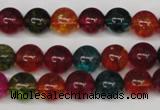 CKQ33 15.5 inches 10mm round dyed crackle quartz beads wholesale