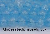 CKQ331 15.5 inches 10mm round dyed crackle quartz beads wholesale