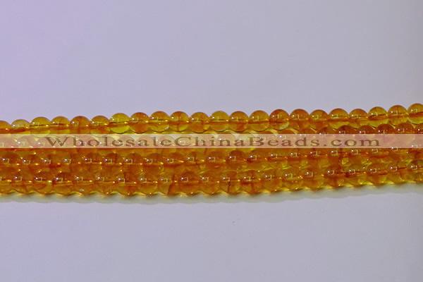 CKQ381 15.5 inches 6mm round dyed crackle quartz beads