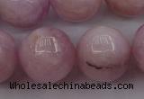 CKU257 15.5 inches 14mm round pink kunzite beads wholesale