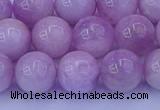 CKU264 15.5 inches 12mm round natural pink kunzite beads