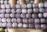 CKU333 15.5 inches 10*12mm tube kunzite gemstone beads