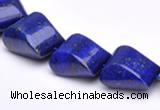 CLA30 14*18mm deep blue dyed lapis lazuli gemstone beads