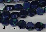 CLA442 15.5 inches 8mm coin synthetic lapis lazuli beads