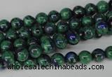 CLA479 15.5 inches 6mm round synthetic lapis lazuli beads