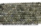 CLB1248 15 inches 4mm faceted round labradorite beads wholesale