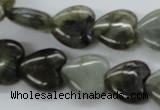 CLB130 15.5 inches 14*14mm heart labradorite gemstone beads wholesale