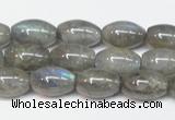 CLB150 15.5 inches 8*12mm rice labradorite gemstone beads