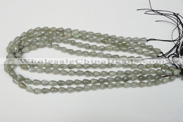 CLB152 15.5 inches 7*9mm teardrop labradorite gemstone beads