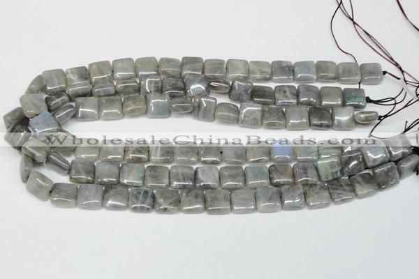 CLB162 15.5 inches 10*10mm square labradorite gemstone beads