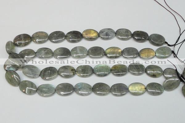 CLB175 15.5 inches 15*20mm oval labradorite gemstone beads