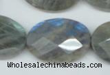 CLB189 15.5 inches 22*30mm faceted oval labradorite beads