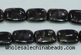 CLB309 15.5 inches 10*14mm rectangle black labradorite gemstone beads