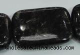 CLB311 15.5 inches 30*40mm rectangle black labradorite gemstone beads