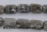 CLB748 15.5 inches 8*12mm faceted rectangle labradorite gemstone beads