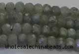 CLB771 15.5 inches 2.5*4mm faceted rondelle labradorite beads