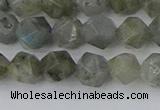 CLB993 15.5 inches 8mm faceted nuggets labradorite gemstone beads