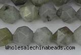 CLB995 15.5 inches 12mm faceted nuggets labradorite gemstone beads